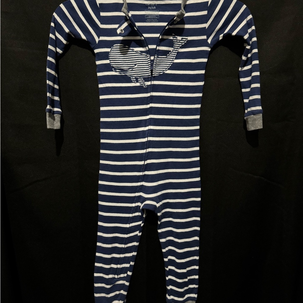 Set of 4 Kids' Patterned footless bodysuits. - Picture 6 of 9